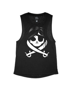 Black Flowy Tank / XS