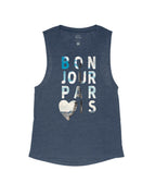 Antique Midnight Flowy Tank