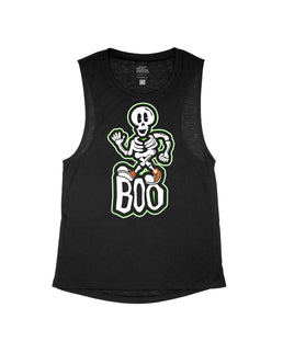 Black Flowy Tank / XS