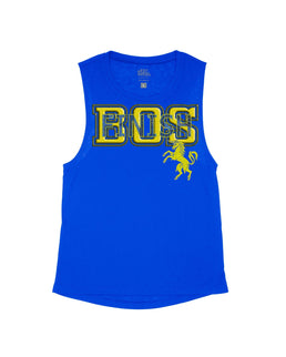 Royal Blue Flowy Tank / S