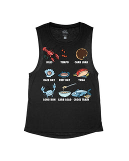 Black Flowy Tank / XS