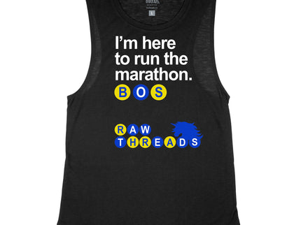 Boston I'm here to Run the Marathon