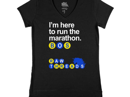 Boston I'm here to Run the Marathon