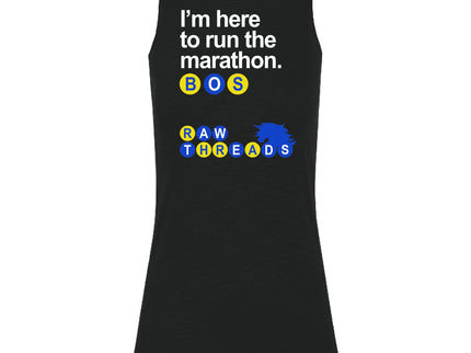 Boston I'm here to Run the Marathon