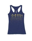 Heather Navy Racerback