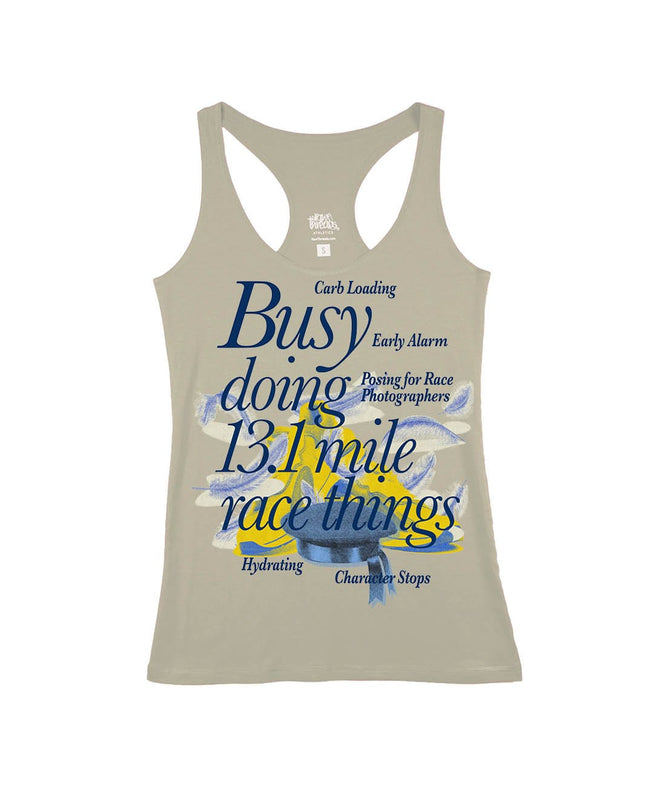 Busy doing 13.1 mile Race things