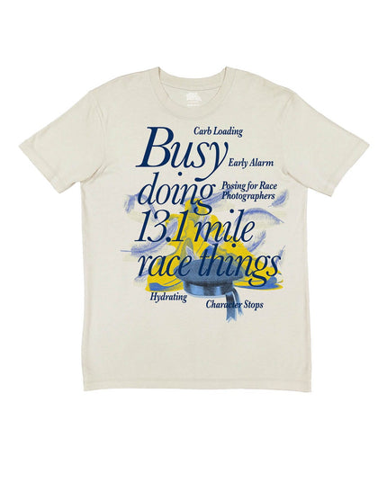 Busy doing 13.1 mile Race things