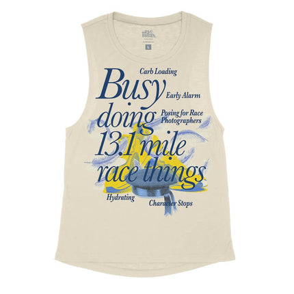 Busy doing 13.1 mile Race things