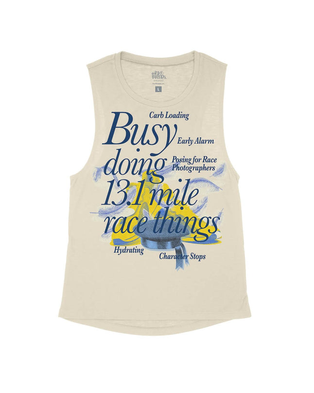 Busy doing 13.1 mile Race things