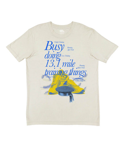 Busy doing 13.1 mile training things