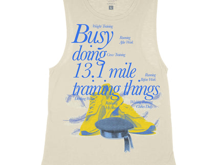 Busy doing 13.1 mile training things