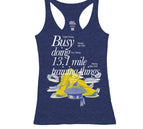 Heather Navy Racerback