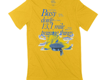 Busy doing 13.1 mile training things