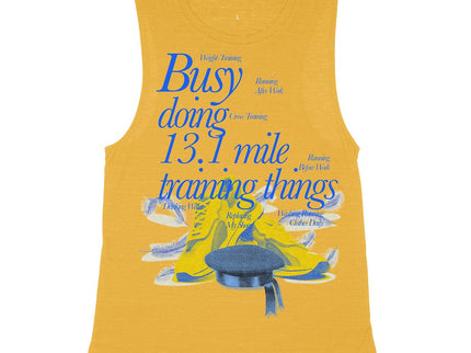 Busy doing 13.1 mile training things