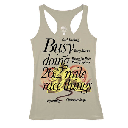 Busy doing 26.2 mile Race things