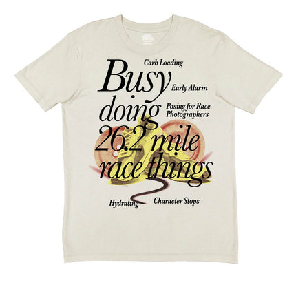 Busy doing 26.2 mile Race things