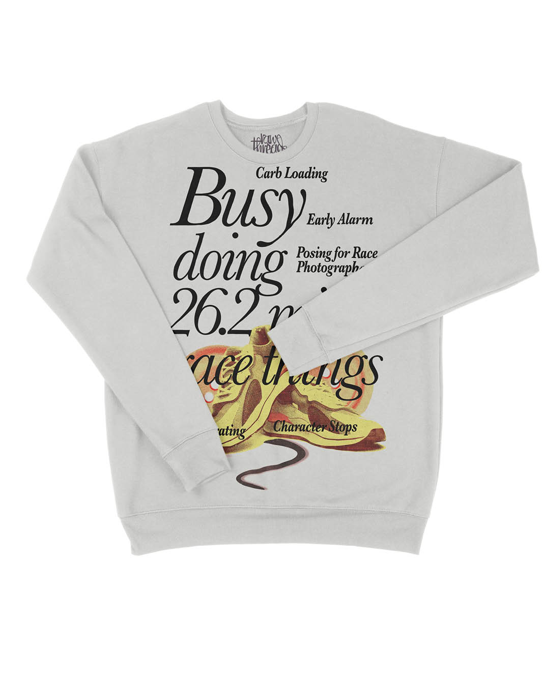 Busy doing 26.2 mile Race things