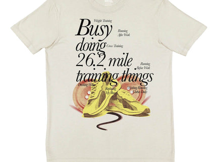 Busy doing 26.2 mile training things