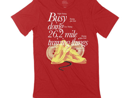 Busy doing 26.2 mile training things