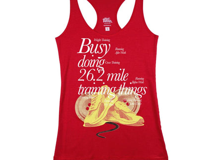 Busy doing 26.2 mile training things