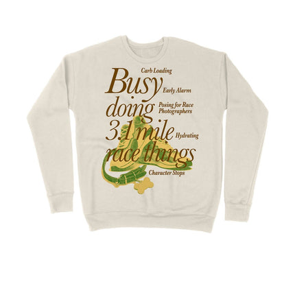 Busy doing 3.1 mile Race things