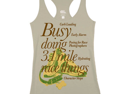 Busy doing 3.1 mile Race things