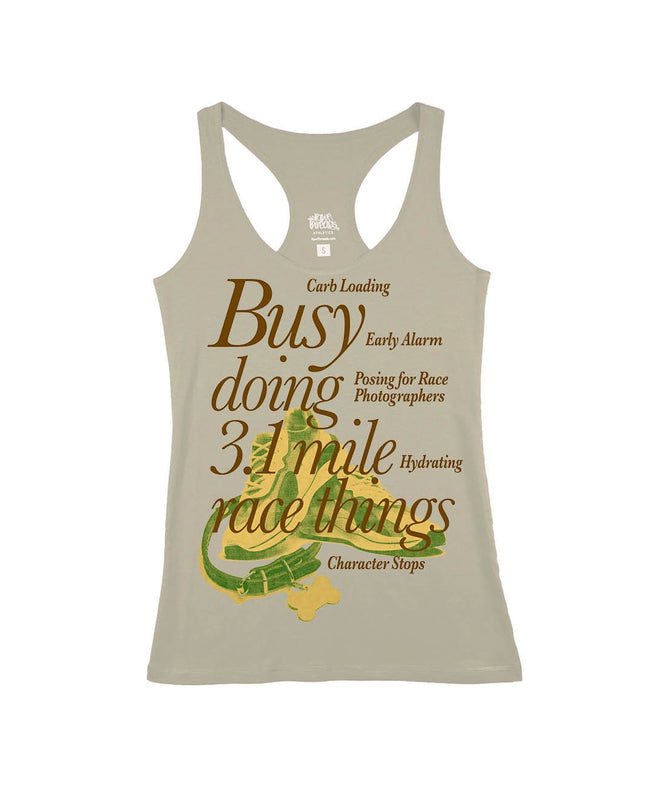 Busy doing 3.1 mile Race things