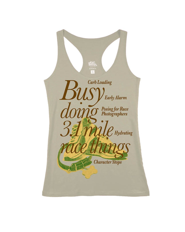 Busy doing 3.1 mile Race things