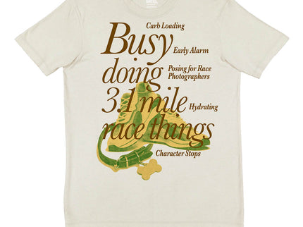 Busy doing 3.1 mile Race things