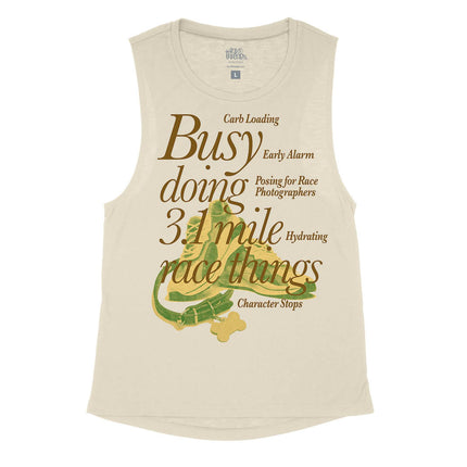 Busy doing 3.1 mile Race things