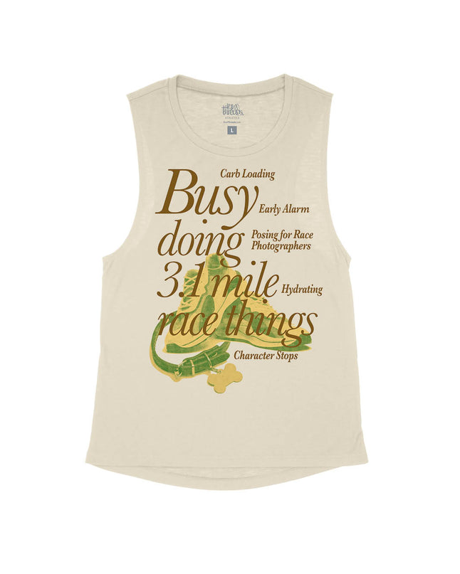 Busy doing 3.1 mile Race things