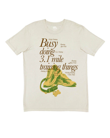 Busy doing 3.1 mile training things