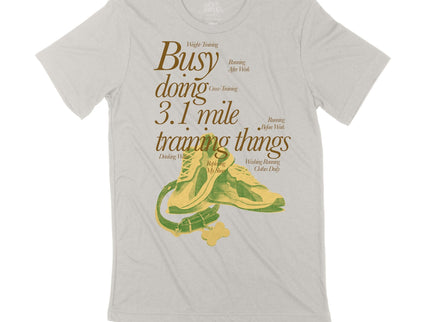 Busy doing 3.1 mile training things