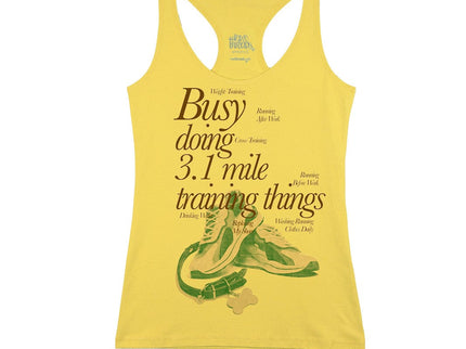 Busy doing 3.1 mile training things