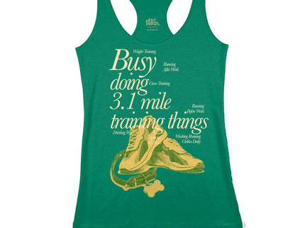 Busy doing 3.1 mile training things