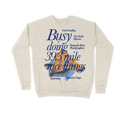 Busy doing 39.3 mile Race things