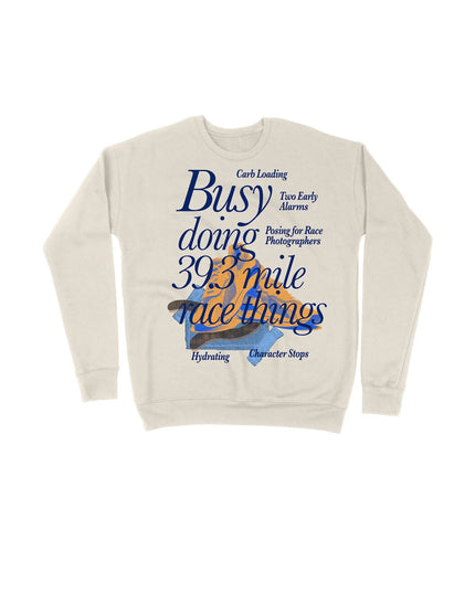 Busy doing 39.3 mile Race things