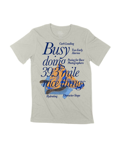 Busy doing 39.3 mile Race things