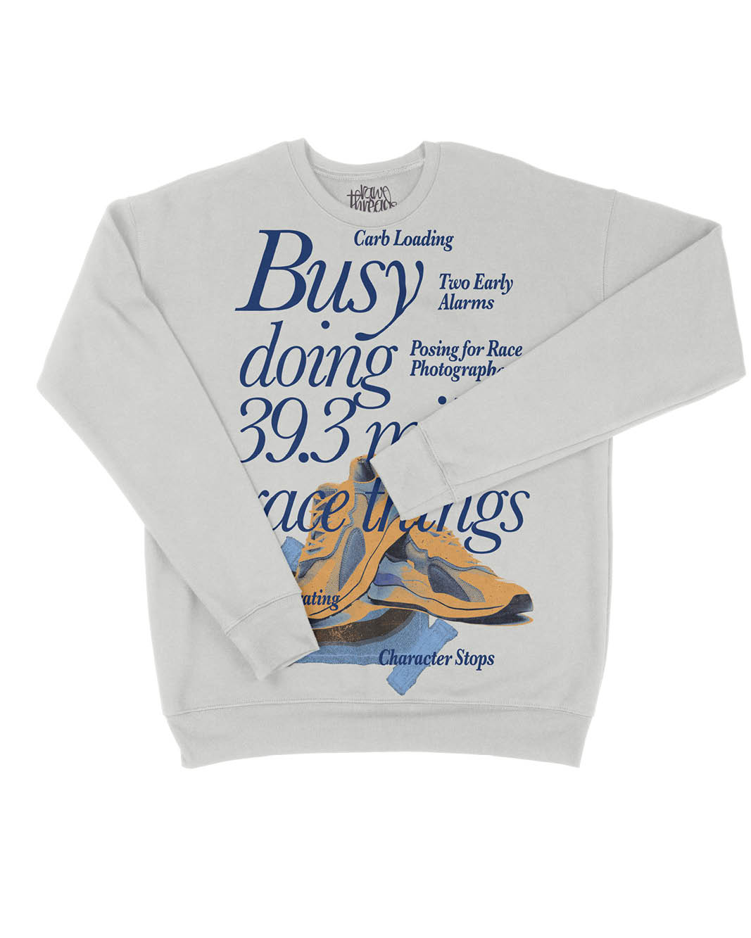 Busy doing 39.3 mile Race things Oversized Sweater