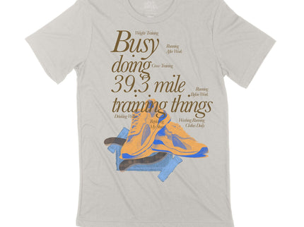 Busy doing 39.3 mile training things