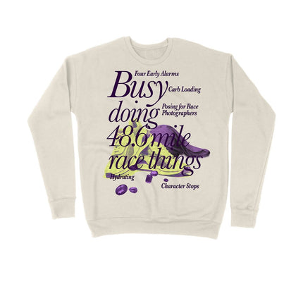 Busy doing 48.6 mile Race things