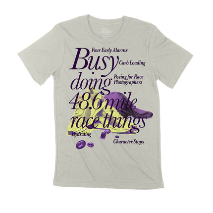 Busy doing 48.6 mile Race things