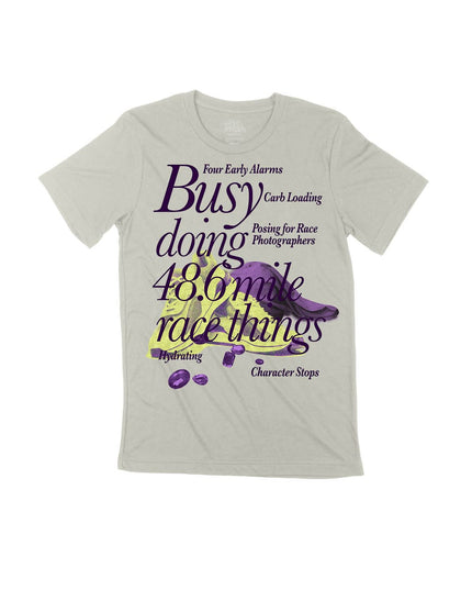 Busy doing 48.6 mile Race things