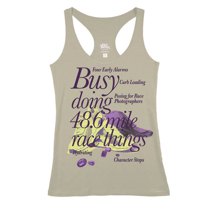 Busy doing 48.6 mile Race things