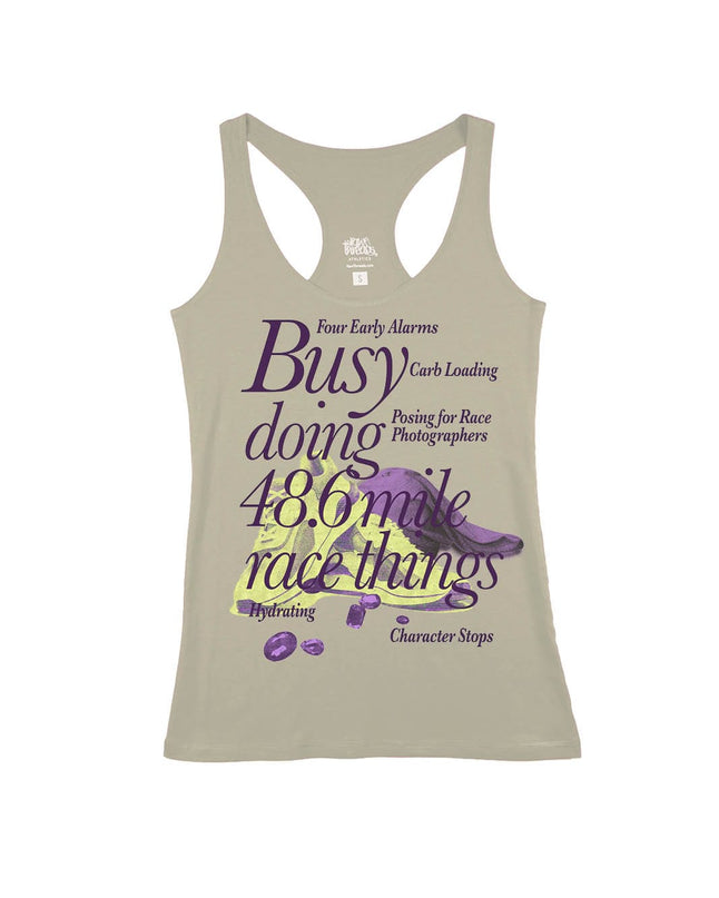 Busy doing 48.6 mile Race things