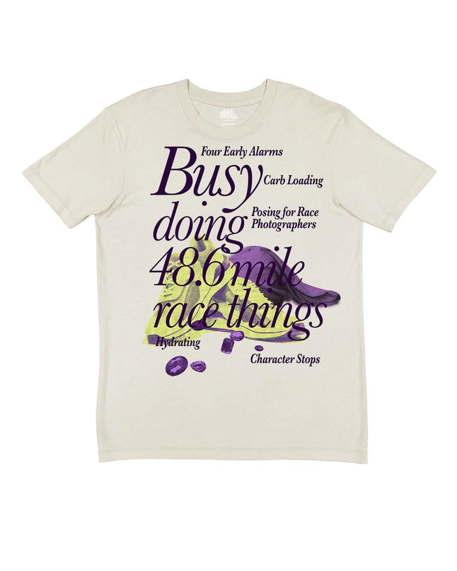 Busy doing 48.6 mile Race things