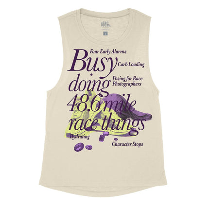 Busy doing 48.6 mile Race things