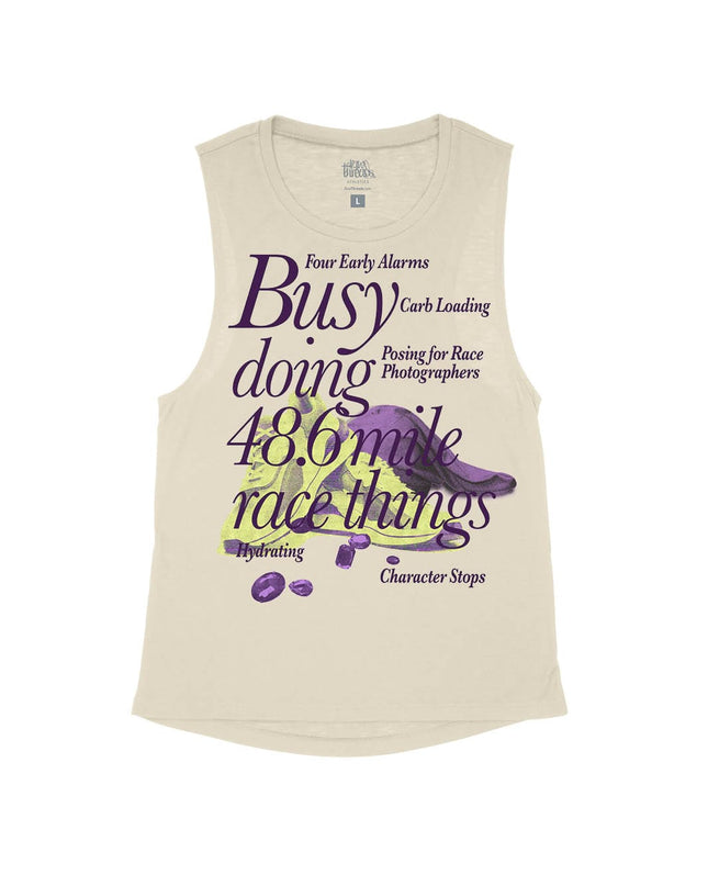 Busy doing 48.6 mile Race things