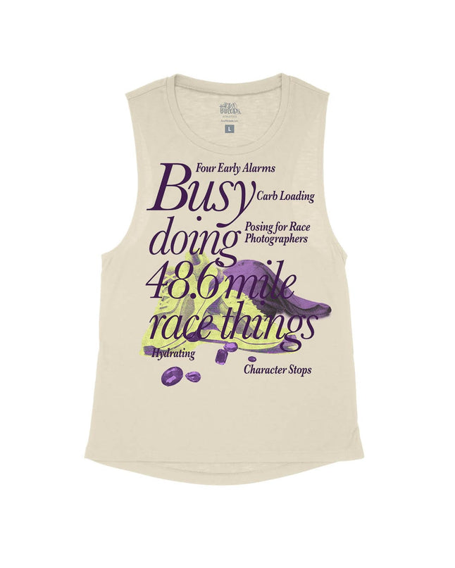 Busy doing 48.6 mile Race things