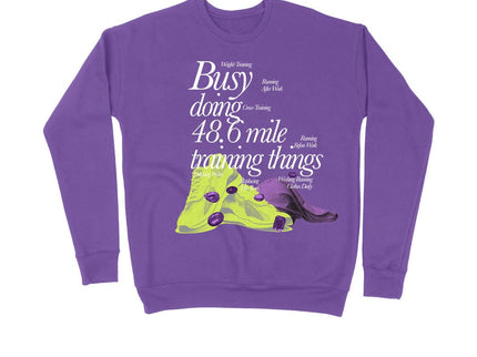 Busy doing 48.6 mile training things